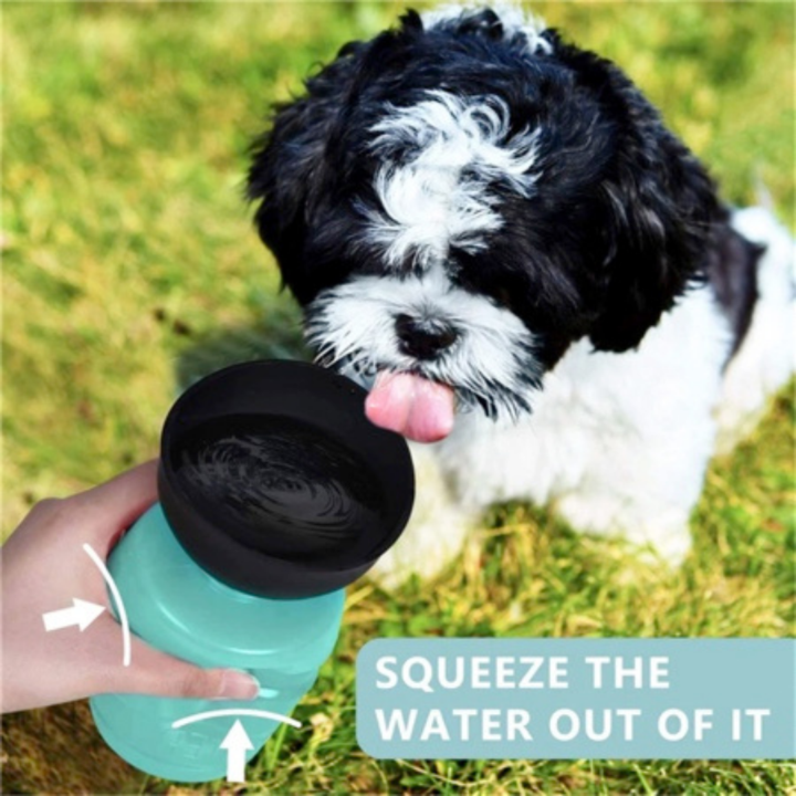 
                  
                    Pet Water Bottle for Dogs, Dog Water Bottle Foldable Leak Proof Dog Travel Water Bottle Dog Water Dispenser, Lightweight & Convenient for Travel Outdoor Walking, Hiking
                  
                