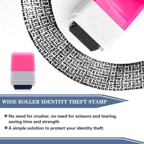 
                  
                    Identity Protection Roller Stamps,Identity Theft Protection Stamp for ID Blockout - Privacy Confidential and Address Blocker(Pink and Blue-2 Pcs)
                  
                