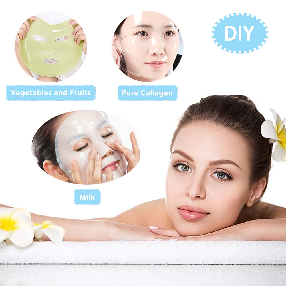 
                  
                    Face Mask Machine, Operate Smart DIY Fruit Vegetable Facial Mask Maker for utomatic Beauty Machine, Collagen Fruit Vegetable DIY Automatic Face Cream Making, for Facial/Eye Skin SPA
                  
                