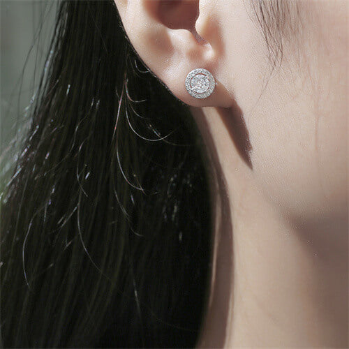
                  
                    Moissanite Round Diamond Earring-1 Ct -S925
                  
                