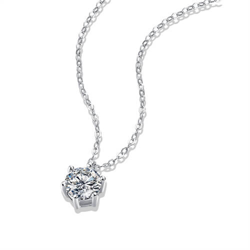 
                  
                    Moissanite Hexagonal Diamond Necklace-1 Ct -S925
                  
                