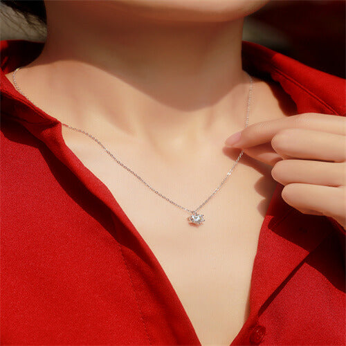 
                  
                    Moissanite Hexagonal Diamond Necklace-1 Ct -S925
                  
                