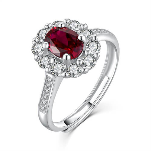 
                  
                    Ruby Ring- 1 Ct-S925
                  
                